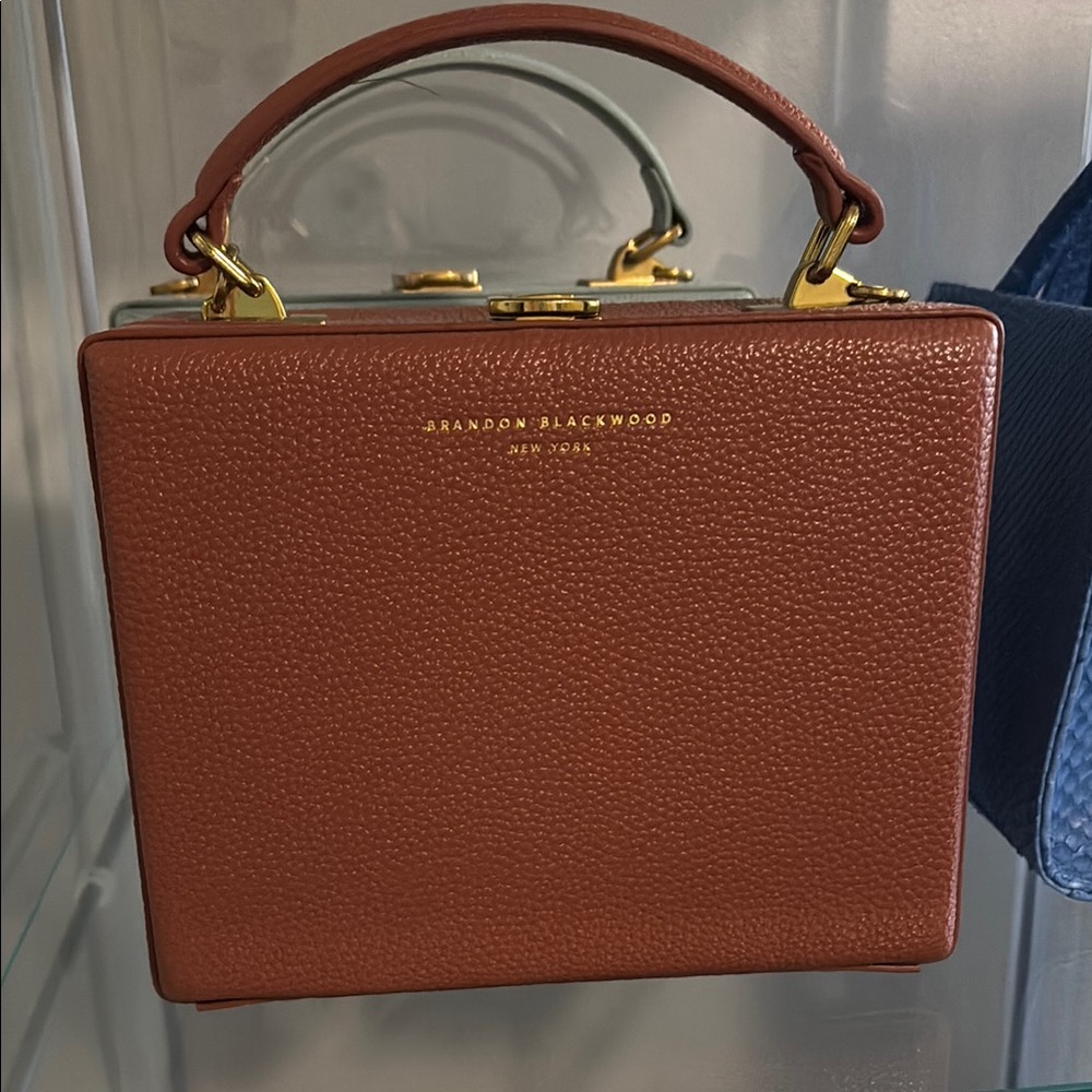 Brandon Blackwood Brown Box Bag